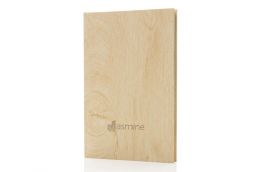 A5 notitieboek met houtprint