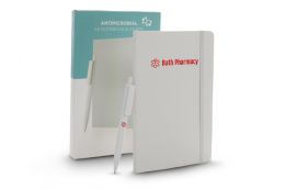 Antimicrobieel A5 notitieboek met pen set