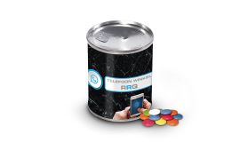 Blikje chocolade mix