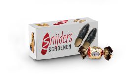 Doosje met 4 chocolade bonbon