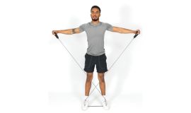 Fitness weerstandsband in etui