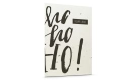 Groeipapier Kerstkaart 'Ho Ho Ho'