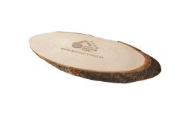 Borrelplank met schors