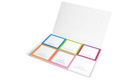 Meerdere memoblokjes in omslag