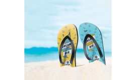 Slippers met print - Maat M