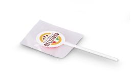 Lolly met sticker