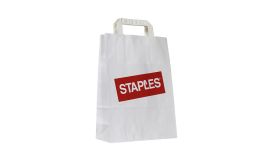 Papieren tas platte lus