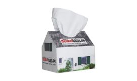Tissuebox in huisvorm