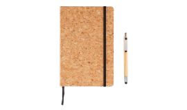 A5 kurken notitieboek incl. touchscreen pen