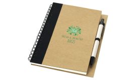 Gerecycled notitieboek met pen