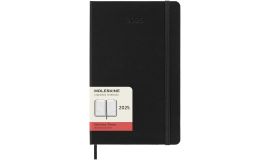 Moleskine dag-agenda voor 12 maanden met harde kaft