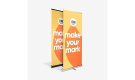 Premium roll-up banner