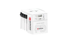 SKROSS MUV Wereldreisadapter 65W PD met USB C-kabel
