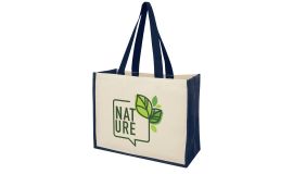 Varai 320 g/m² canvas en jute boodschappentas 23L